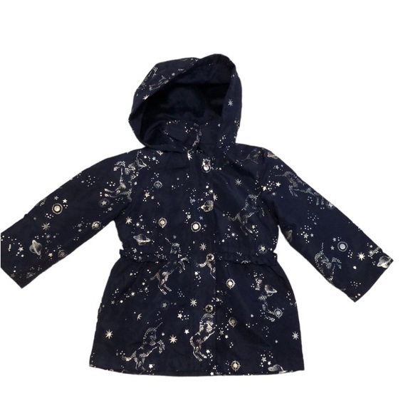 LONDON FOG Navy Midweight Trench Jacket Kids Size 5 - Picture 2 of 14